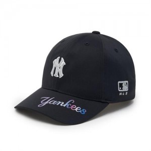 MLB Athleisure Ponytail Cap Black | Australia_MLB92876