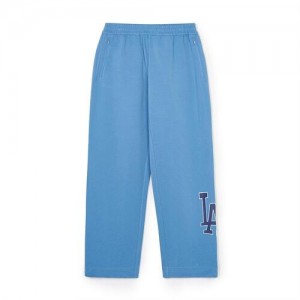 MLB Basic Big Logo 2way Track Pants Bottoms Blue | Australia_MLB90377