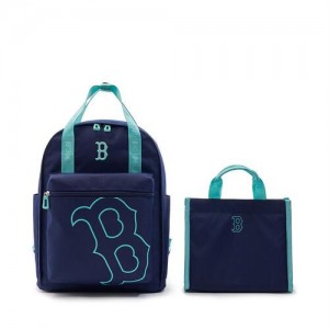 MLB Basic Big Lux Picnic Bag Accessories Navy | Australia_MLB39376