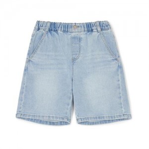 MLB Basic Denim Shorts Bottoms Blue | Australia_MLB12516