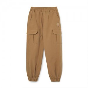 MLB Basic Jogger Pants Bottoms Beige | Australia_MLB99693