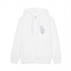 MLB Basic Mega Logo Overfit Hoodie White | Australia_MLB76797