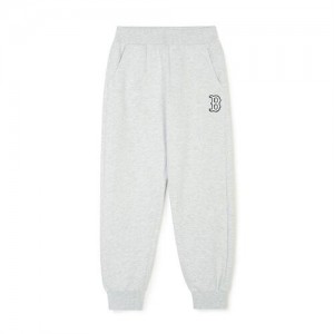 MLB Basic Small Logo Pants Bottoms White | Australia_MLB25184