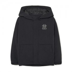 MLB Basic Wind Breaker Outerwear Black | Australia_MLB67122