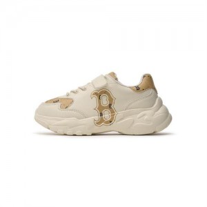 MLB Big Ball Chunky Dia Monogram Shoes Beige | Australia_MLB53111