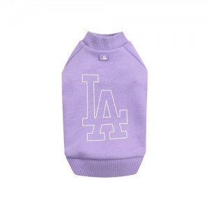 MLB Big Logo Sweatshirt Pet Purple | Australia_MLB51193