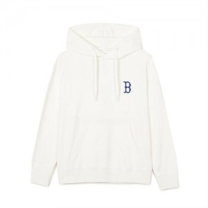 MLB Classic Monogram Big Lux Hoodie White | Australia_MLB32665