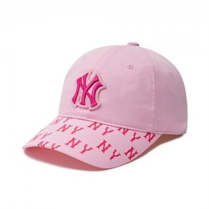 MLB Classic Monogram Jqd Cap Pink | Australia_MLB79411