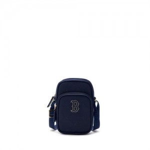 MLB Dia Monogram Embo Cross Bag Accessories Navy | Australia_MLB34588