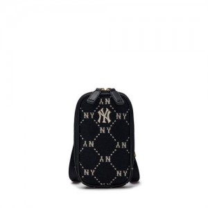 MLB Dia Monogram Mini Crossbag Accessories Black | Australia_MLB96072