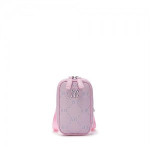 MLB Dia Monogram Mini Crossbag Accessories Pink | Australia_MLB75057