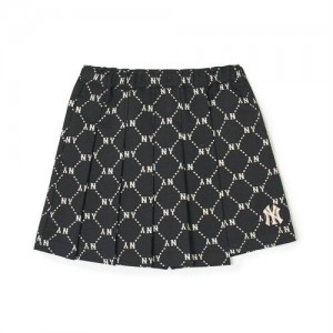 MLB Dia Monogram Woven Skort Bottoms Black | Australia_MLB88296