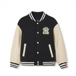 MLB Dragon Varsity Jumper Outerwear Black | Australia_MLB77988