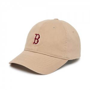 MLB Fielder Flex Baseball Caps Beige | Australia_MLB90856