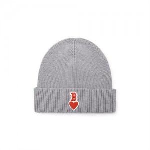 MLB Heart Beanie Cap Grey | Australia_MLB34802