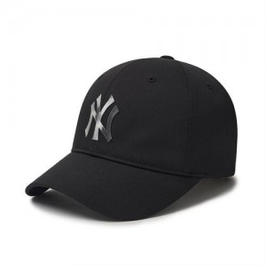 MLB Luxleisure Long Visor Unstructured Baseball Caps Black | Australia_MLB13849