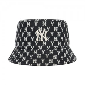 MLB Monogram Classic Hat Black | Australia_MLB53156