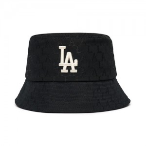 MLB Monogram Classic Jacquard Hat Black | Australia_MLB13563