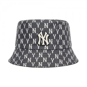 MLB Monogram Classic Reversible Hat Dark Grey | Australia_MLB43202