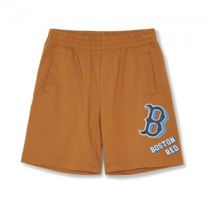 MLB Monotive Shorts Bottoms Brown | Australia_MLB46336