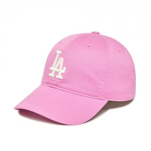 MLB N Cover Fit Slider Baseball Caps Pink | Australia_MLB67925