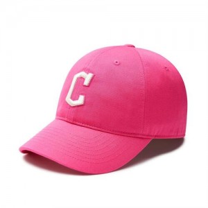 MLB N Cover Fit Slider Baseball Caps Pink | Australia_MLB66959