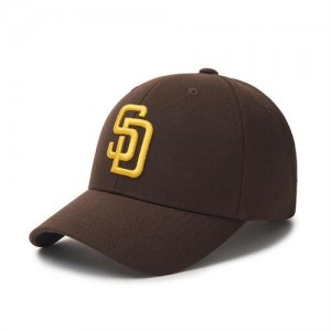 MLB New Fit Structured Baseball Caps Brown | Australia_MLB72424