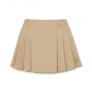 MLB Premium Basic Skirt Bottoms Beige | Australia_MLB65304