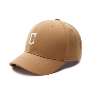 MLB Premium Basic Small Logo Structured Baseball Caps Beige | Australia_MLB67402