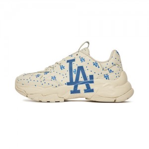 MLB Saffiano Dia Monogram Los Angeles Dodgers Bigball Chunky White / Blue | Australia_MLB48265