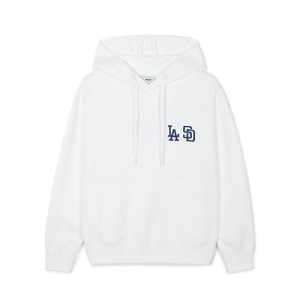 MLB Seoul Series Dual Logo La Sd Hoodie White | Australia_MLB40476