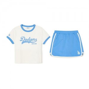 MLB Varsity Girls' Sportive Skirt Set Up Bottoms Blue | Australia_MLB65137