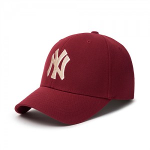 MLB Varsity Medium Logo Structured Baseball Caps Red | Australia_MLB33833