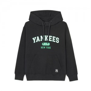 MLB Varsity Over Fit Hoodie Black | Australia_MLB77194