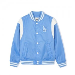 MLB Varsity Padding Jumper Outerwear Blue | Australia_MLB36388