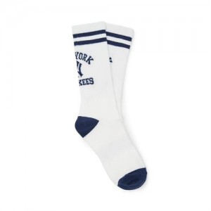 MLB Varsity Point Skate Socks Accessories Navy | Australia_MLB60656