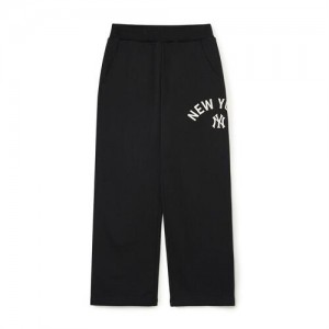 MLB Varsity Sweat Pants Bottoms Black | Australia_MLB10116