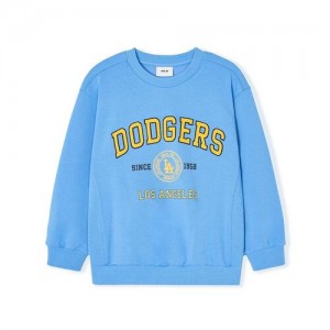 MLB Varsity Sweatshirt Tops Blue | Australia_MLB37778