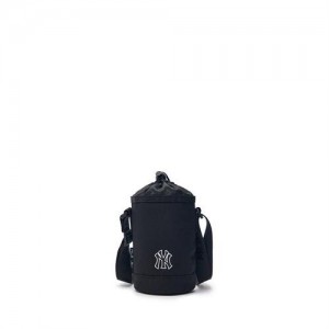 MLB Varsity Water Bottle Bag Accessories Black | Australia_MLB55792