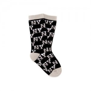 MLB Winter Monogram Board Socks Accessories Black | Australia_MLB62888