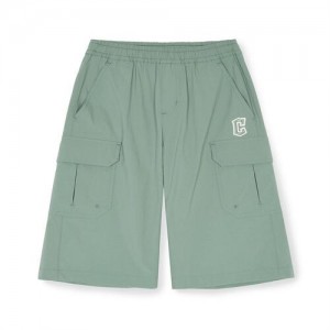 MLB Woven Cargo Pants Bottoms Green | Australia_MLB68341