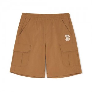 MLB Woven Cargo Shorts Bottoms Beige | Australia_MLB11144