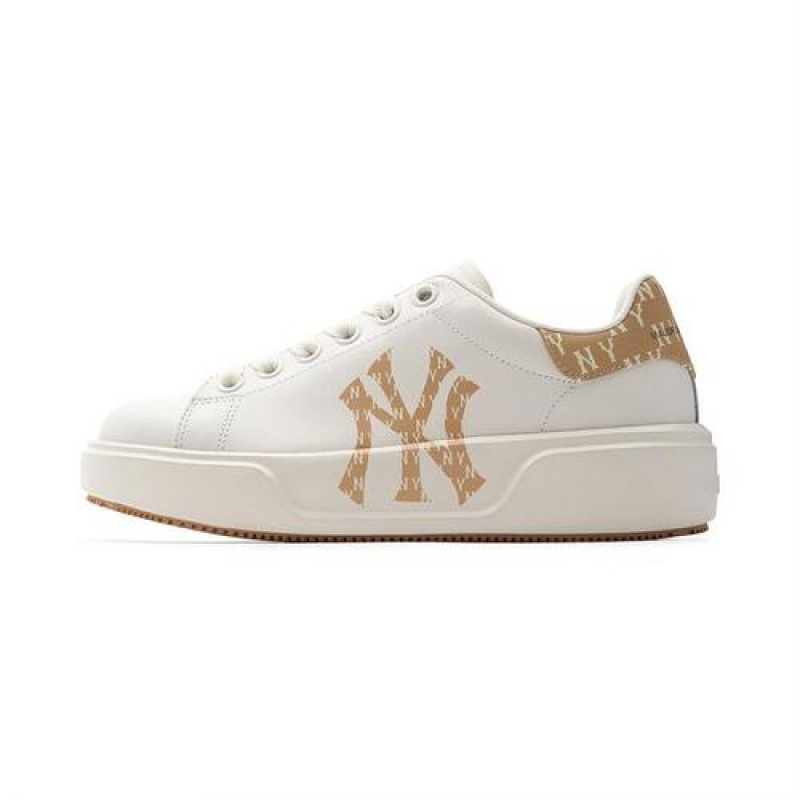 MLB A Heel Monogram New York Yankees Chunky Classic White | Australia_MLB51116