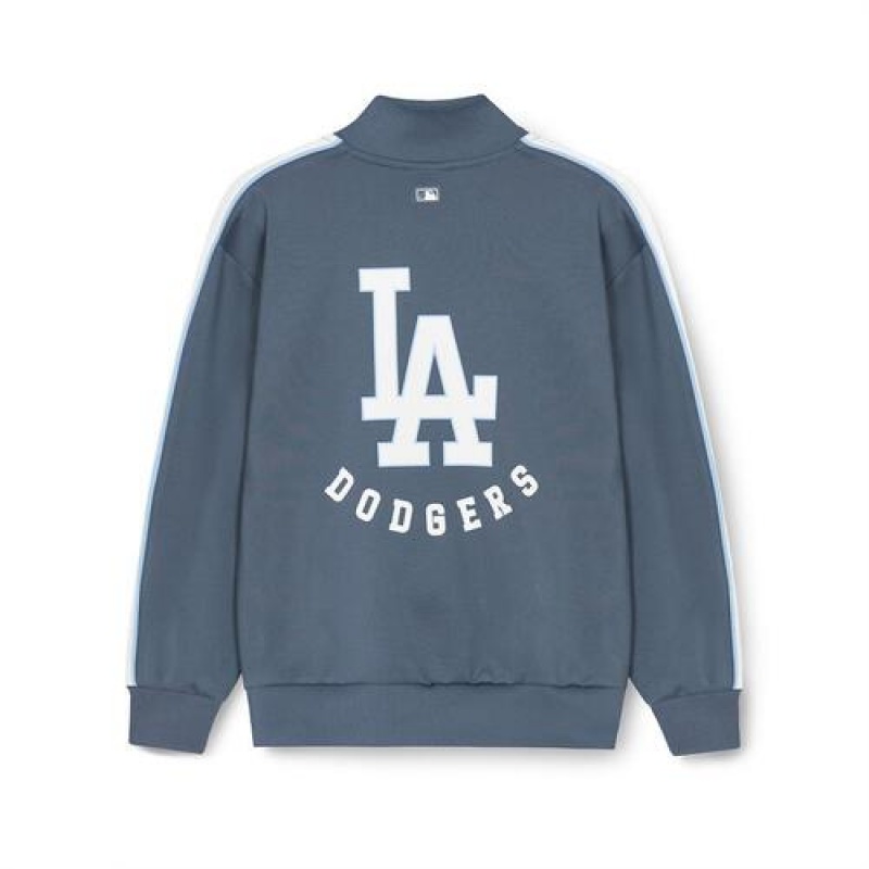 MLB Athleisure Training Zip Up Tops Blue | Australia_MLB24306