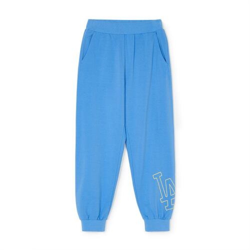 MLB Basic Big Logo Pants Bottoms Blue | Australia_MLB19331