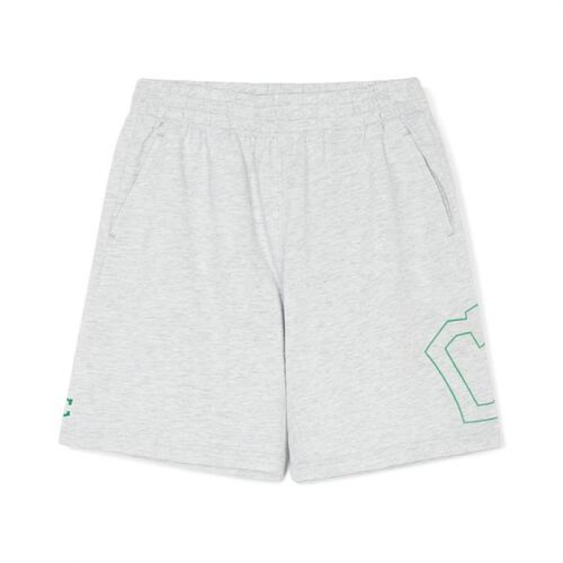 MLB Basic Big Logo Shorts Bottoms White | Australia_MLB74131