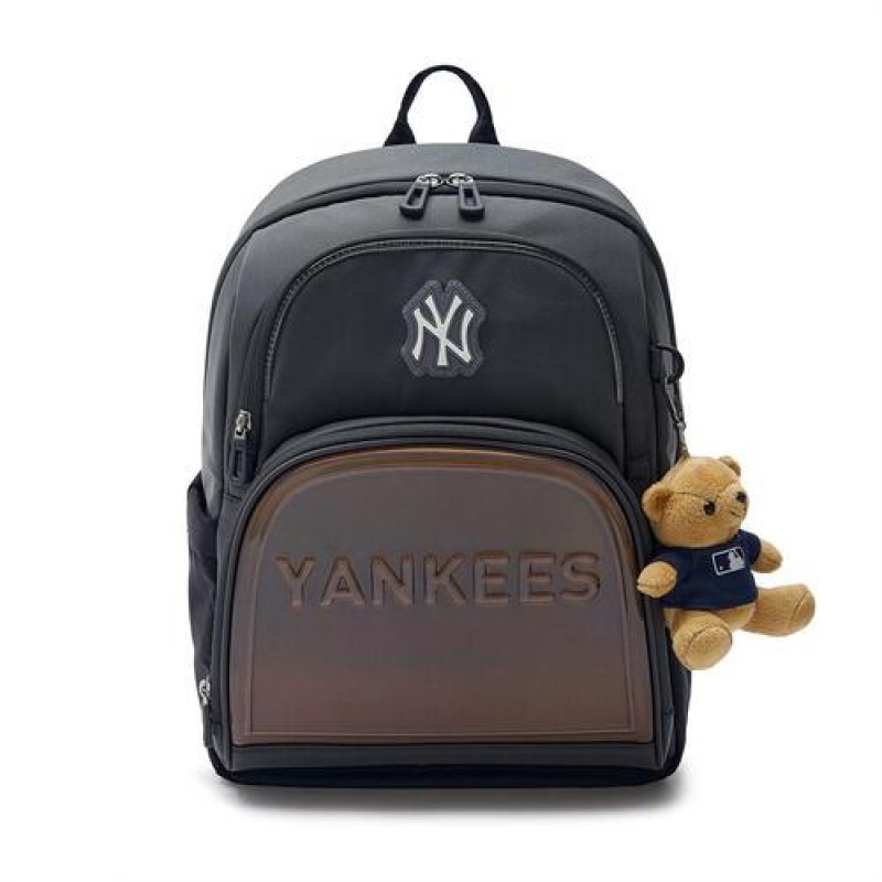 MLB Basic Boy School Bag Accessories Black | Australia_MLB82093