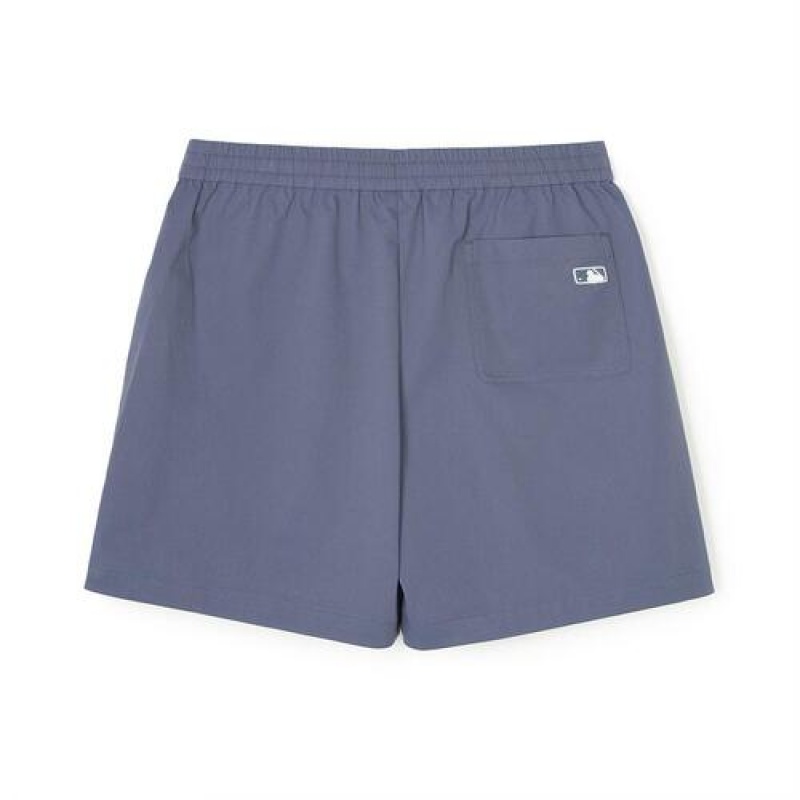 MLB Basic Cotton Touch 7.5in Woven Shorts Bottoms Grey | Australia_MLB89727