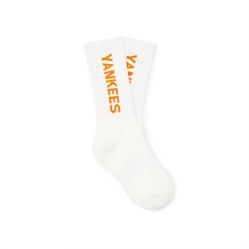 MLB Basic Daily Skate Socks Accessories Orange | Australia_MLB74769