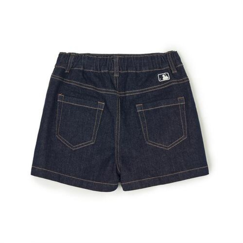 MLB Basic Denim Skirt Bottoms Black | Australia_MLB64361